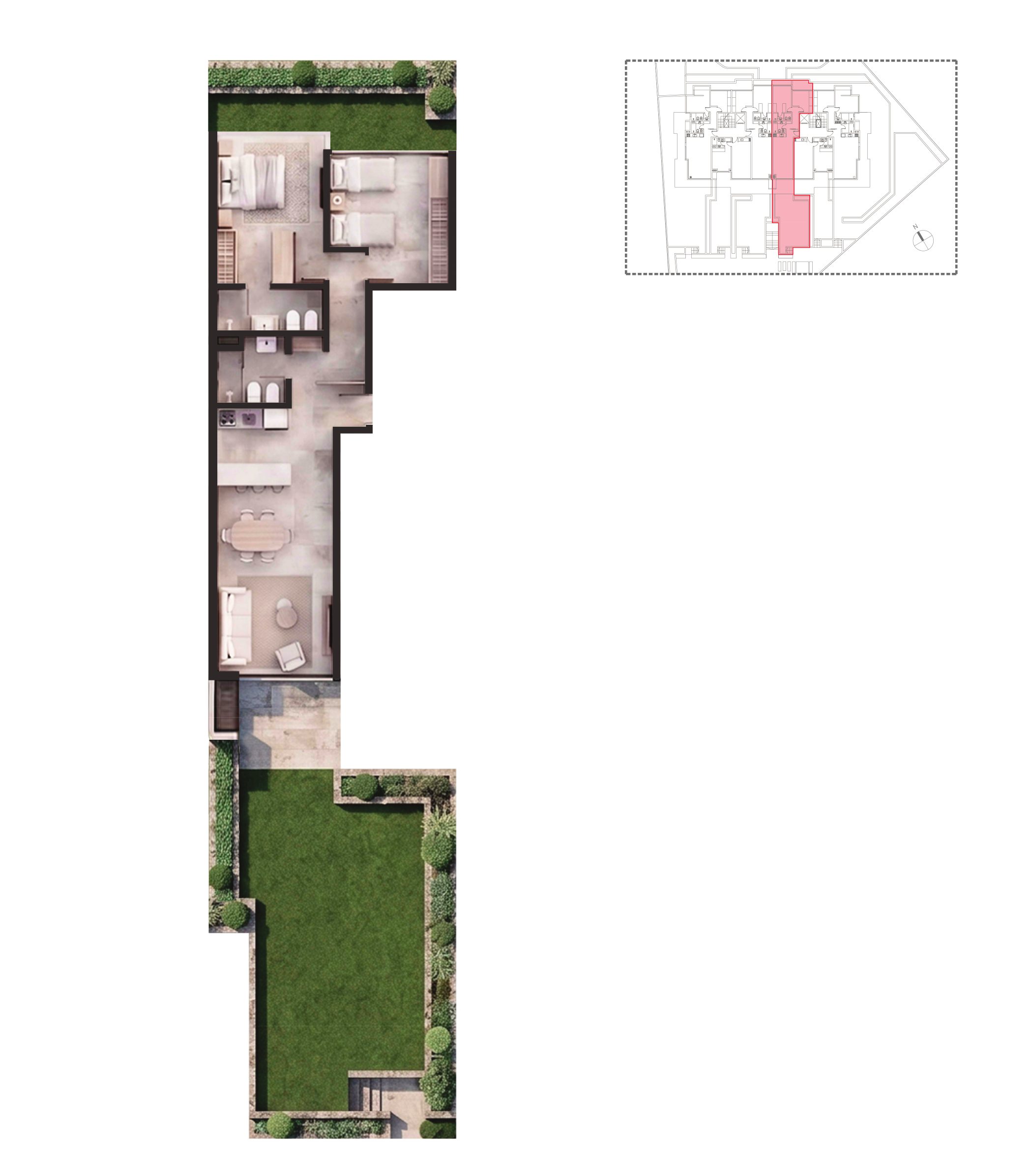 Plano Casa Jardín 004