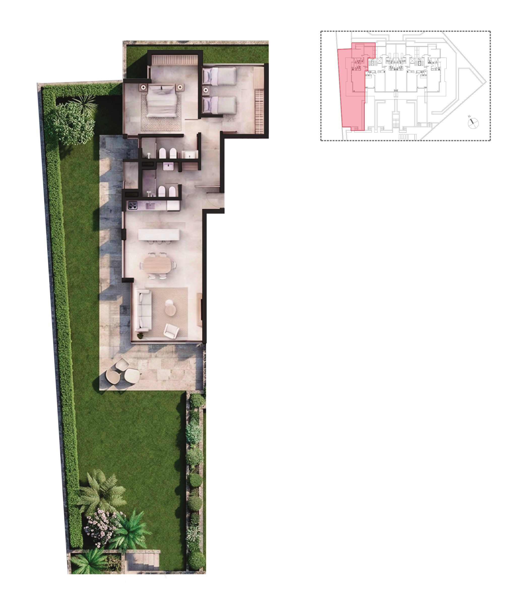 Plano Casa Jardín 001