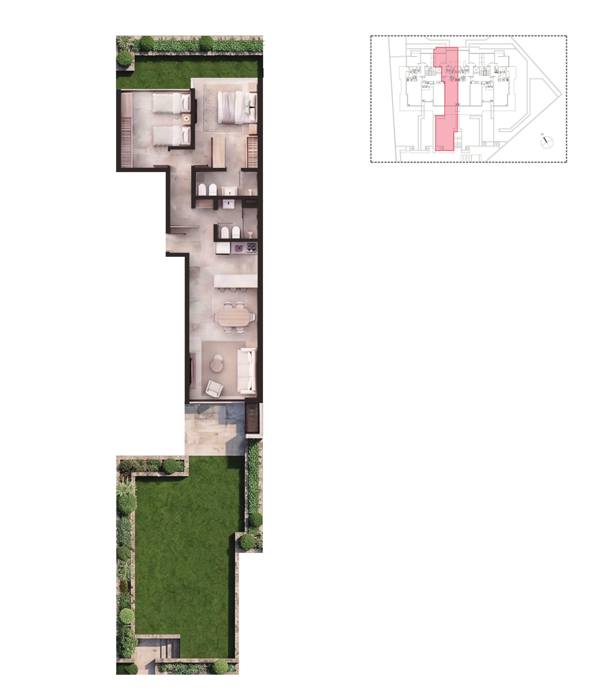 Plano Casa Jardín 003